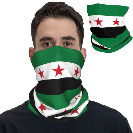Flag of Syria Bandana Neck Gaiter